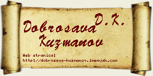 Dobrosava Kuzmanov vizit kartica